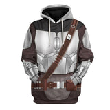 The Mandalorian Hoodie Cosplay Sweater Halloween Costume