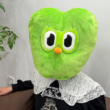Duo Plushie Green Owl Full Head Mask Birthday Holiday Christmas Gifts