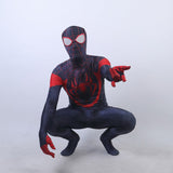 PS5 Spiderman Cosplay Black Jumpsuit Halloween Costume