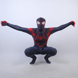 PS5 Spiderman Cosplay Black Jumpsuit Halloween Costume
