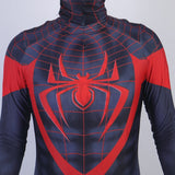 PS5 Spiderman Cosplay Black Jumpsuit Halloween Costume