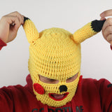 Pikachu Cosplay Knitted Hat Halloween Props