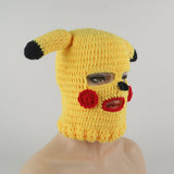 Pikachu Cosplay Knitted Hat Halloween Props