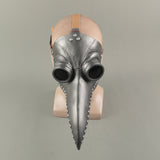 Plague Bird Doctor Cosplay Light gray Helmet soft PVC Halloween Party Porp