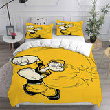 Popeye the Sailor Bedding Sets Duvet Cover Halloween Cosplay Comforter Sets