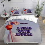 Popeye the Sailor Bedding Sets Duvet Cover Halloween Cosplay Comforter Sets
