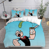 Popeye the Sailor Bedding Sets Duvet Cover Halloween Cosplay Comforter Sets