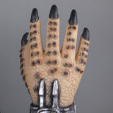 Predator Cosplay Latex Helmet Glove Halloween Props