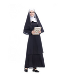 BFJFY Women Nuns Pastor Cosplay Costume For Halloween - bfjcosplayer