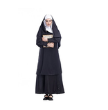 BFJFY Women Nuns Pastor Cosplay Costume For Halloween - bfjcosplayer