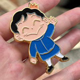 Ranking of Kings Badge Cosplay Metal Pin Halloween Props