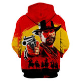 Red Dead Redemption Cosplay No Zipper Hoodie Halloween Costume