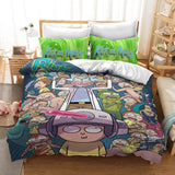 Rick And Morty Bedding Set Cosplay Duvet Cover