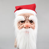 Santa Claus Mask Breathable Half Face Mask Halloween Christmas Masquerade Fancy Party Cosplay Prop