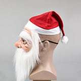 Santa Claus Mask Breathable Half Face Mask Halloween Christmas Masquerade Fancy Party Cosplay Prop