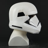 Star Wars 9 The Rise of Skywalker Sith Trooper White PVC Helmet Cosplay Halloween Mask - bfjcosplayer