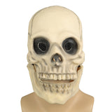 Skull Skeleton Cosplay Natural Latex Helmet Horrible Halloween Props