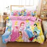 Snow White Cosplay Bedding Set Duvet Cover Halloween Bed Sheets