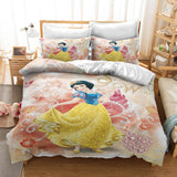 Snow White Cosplay Bedding Set Duvet Cover Halloween Bed Sheets
