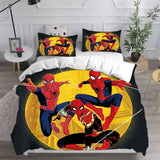 Spider-Man Bedding Sets Cosplay Peter Parker Duvet Cover Halloween Comforter Sets
