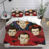 Spider-Man Bedding Sets Cosplay Peter Parker Duvet Cover Halloween Comforter Sets
