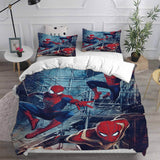 Spider-Man Bedding Sets Cosplay Peter Parker Duvet Cover Halloween Comforter Sets