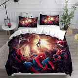 Spider-Man Bedding Sets Cosplay Peter Parker Duvet Cover Halloween Comforter Sets