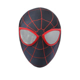 Spider Man Miles Morales Cosplay Knitted Fabric Helmet Halloween Prop
