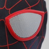 Spider Man Miles Morales Cosplay Knitted Fabric Helmet Halloween Prop