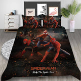 Spider Man No Way Home Cosplay Bedding Set Duvet Cover Halloween Bed Sheets