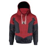 Spider Man Peter Parker Hoodie Cosplay Sweater Halloween Costume