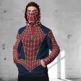 Spider Man Peter Parker Hoodie Cosplay Sweater Halloween Costume