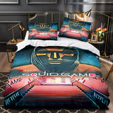 Squid Game Cosplay Bedding Sets Duvet Cover Halloween Comforter Sets