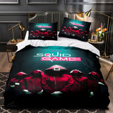 Squid Game Cosplay Bedding Sets Duvet Cover Halloween Comforter Sets