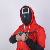 Squid Game Cosplay Latex Helmet Halloween Props