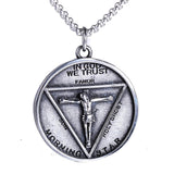 Stainless steel Jesus handmade pendant Titanium steel pendant popular props - bfjcosplayer