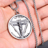 Stainless steel Jesus handmade pendant Titanium steel pendant popular props - bfjcosplayer