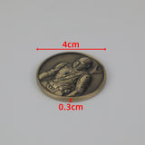 Star Wars The Mandalorian Collect Coin Bounty Hunter Boba Fett Baby Yoda Coin Metal  Accessories Prop