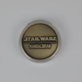 Star Wars The Mandalorian Collect Coin Bounty Hunter Boba Fett Baby Yoda Coin Metal  Accessories Prop