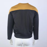 Star Trek Deep Space Nine Commander Yellow Blue Uniforms Voyager Starfleet Jacket Costumes