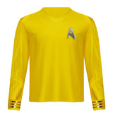 Star Trek Long Sleeve T-Shirts Round Neck Starfleet Uniforms Cosplay Costumes