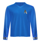 Star Trek Long Sleeve T-Shirts Round Neck Starfleet Uniforms Cosplay Costumes
