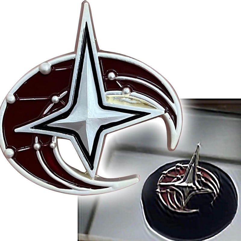 ST Picard 2 Seven Of Nine Borg Magnet Cosplay Badge Halloween Props