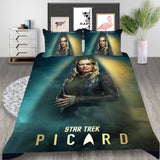 Star Trek Picard Discovery Cosplay Bedding Set Duvet Cover Halloween Bed Sheets