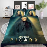 Star Trek Picard Discovery Cosplay Bedding Set Duvet Cover Halloween Bed Sheets