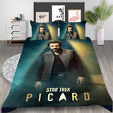 Star Trek Picard Discovery Cosplay Bedding Set Duvet Cover Halloween Bed Sheets