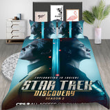 Star Trek Picard Discovery Cosplay Bedding Set Duvet Cover Halloween Bed Sheets
