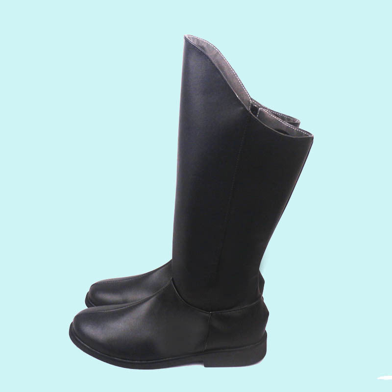 Strange New Worlds Boots Spock Number One Cosplay Shoes Flat Zipper Mid-length Boots