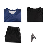 Star Trek: Strange New Worlds Spock Uniforms Long Sleeve Top Pants Set Starfleet Cosplay Costumes for Men