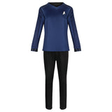 Star Trek: Strange New Worlds Spock Uniforms Long Sleeve Top Pants Set Starfleet Cosplay Costumes for Men